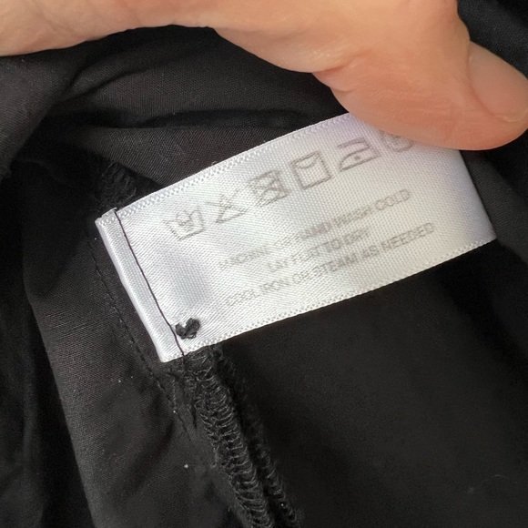 MODERN CITIZEN James Open Back Short Sleeve Black Button Down Shirt 1X - Picture 9 of 10